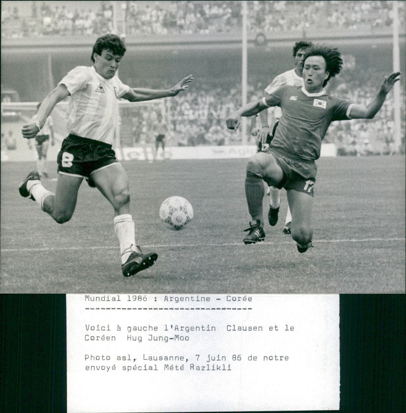 Fotbolls VM Argentina - Korea - Vintage Photograph