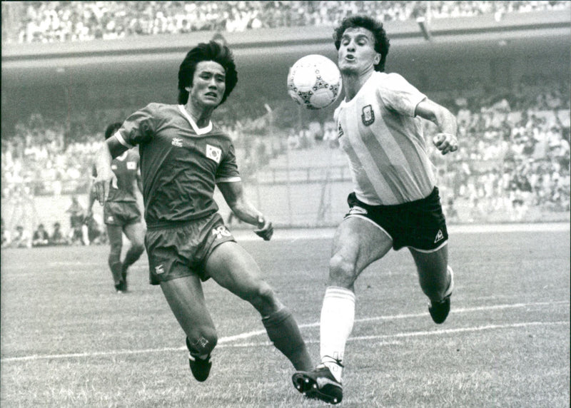 Fotbolls VM Argentina - Korea - Vintage Photograph