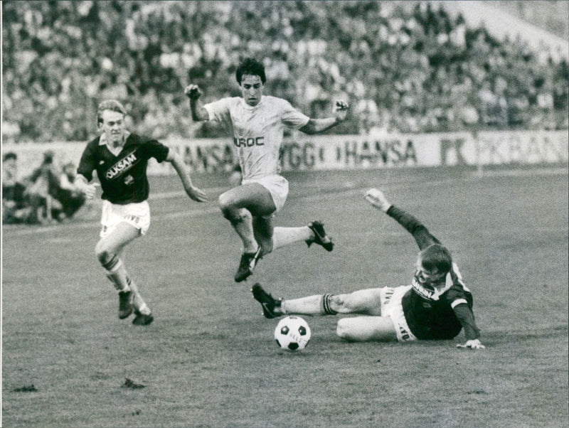 Fotboll SM-finalen 1986. Malmö FF - AIK 5-2 - Vintage Photograph