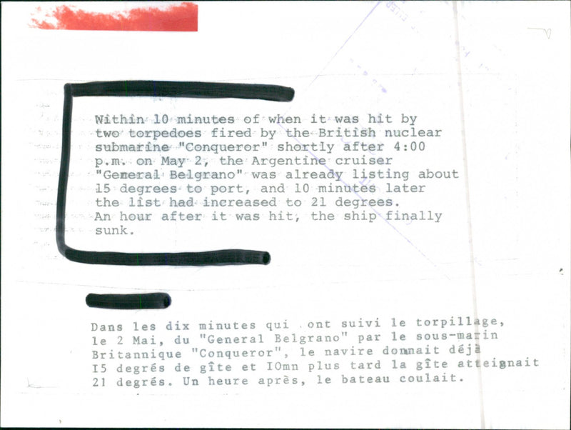 K.R.I.S Falklandskriget - Vintage Photograph