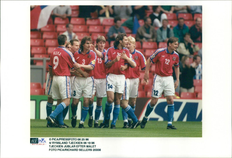 The Czech Republic rejoices - Vintage Photograph