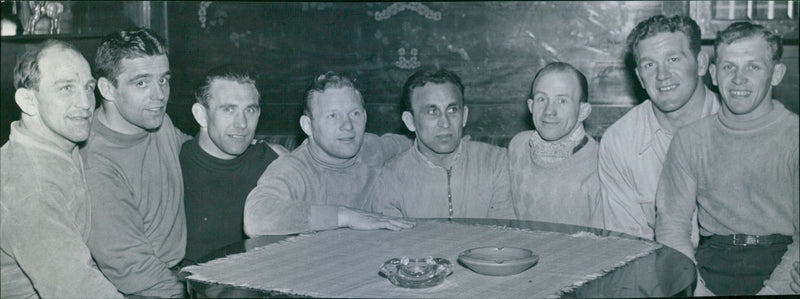 Olympic Wrestlers - Vintage Photograph