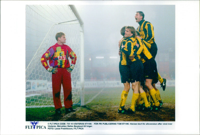 The hedge is clear to all Swedes after the win over Västerås - Vintage Photograph