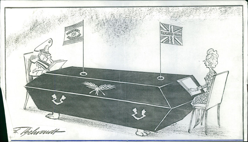 K.R.I.S Falklandskriget - Vintage Photograph