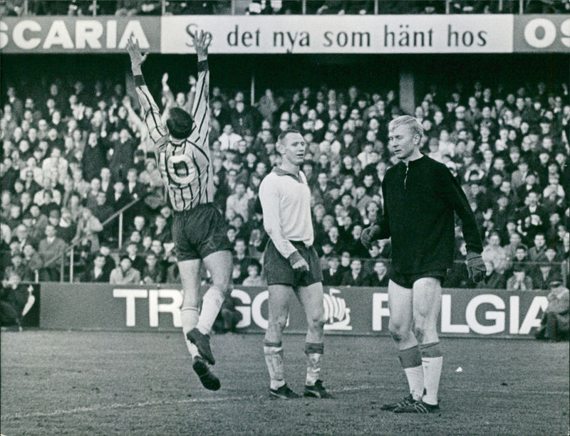 2-0 jublett, Allsvenskan Djurgårdens IF - Vintage Photograph