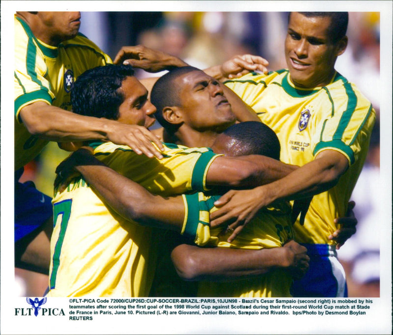 Soccer World Cup 1998 - Vintage Photograph