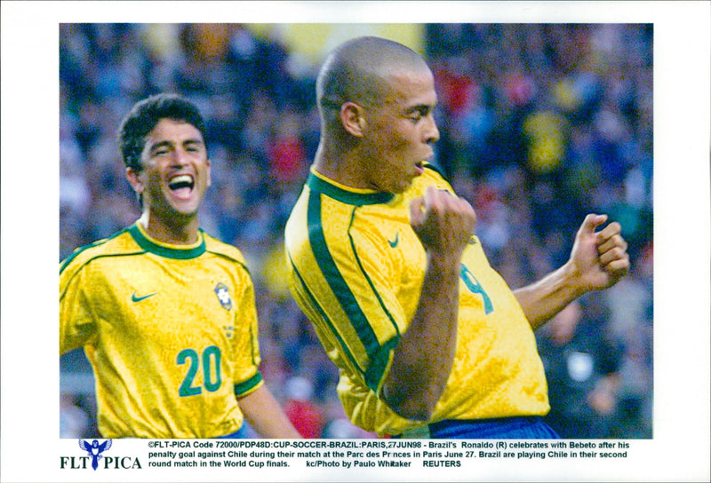 Soccer World Cup 1998 - Vintage Photograph