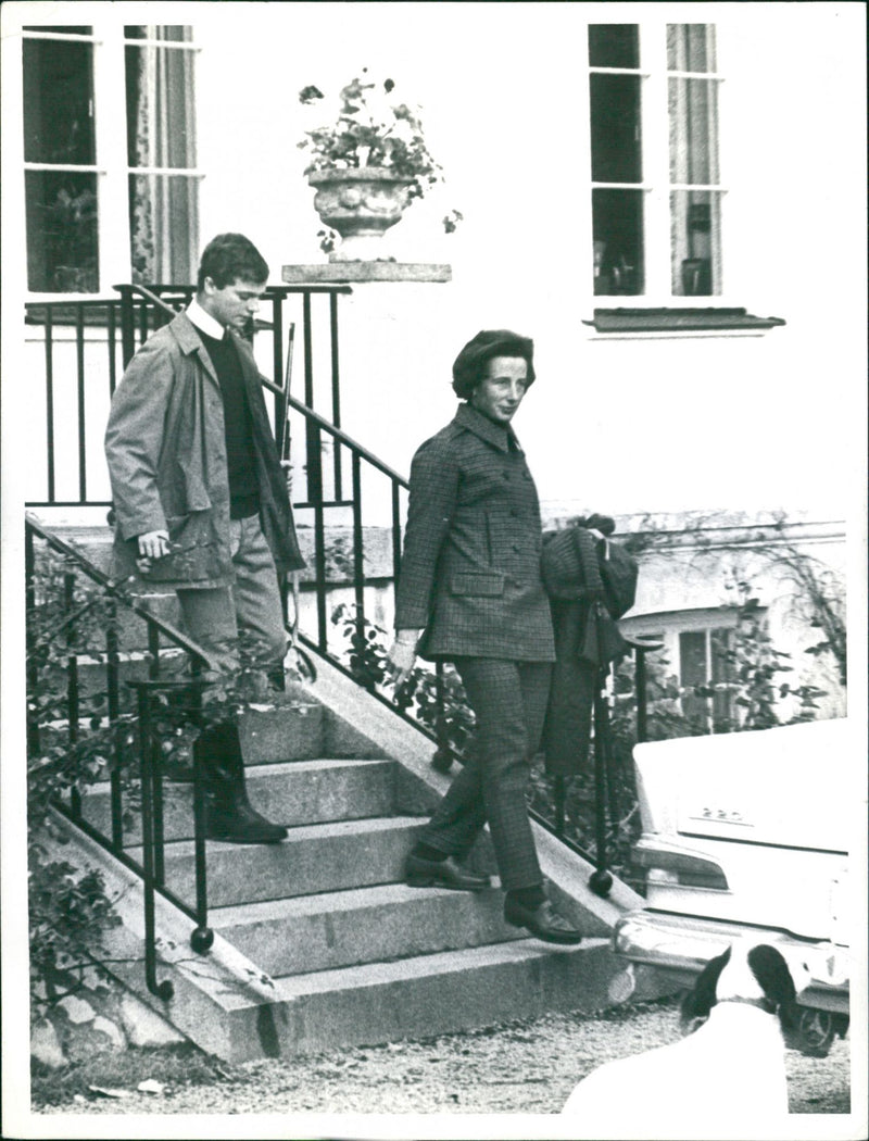 Crown Prince Carl Gustaf and Eva Wachtmeister - Vintage Photograph