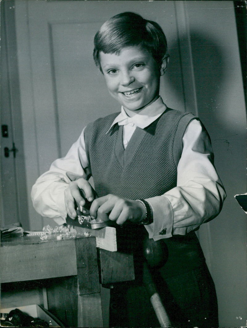 Crown Prince Carl Gustaf 9 years - Vintage Photograph