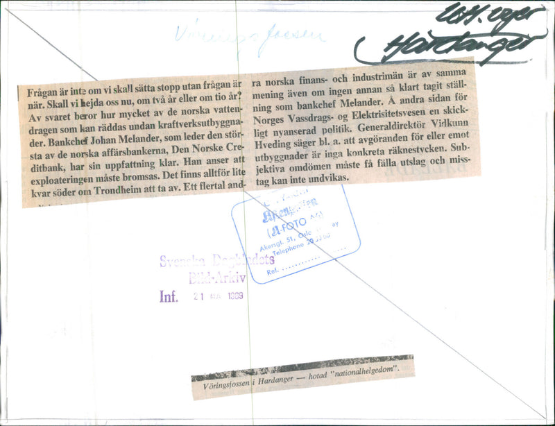 Hardanger - Vintage Photograph