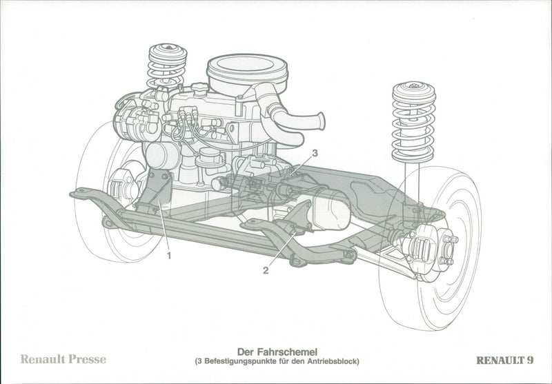 Renault 9 - Vintage Photograph