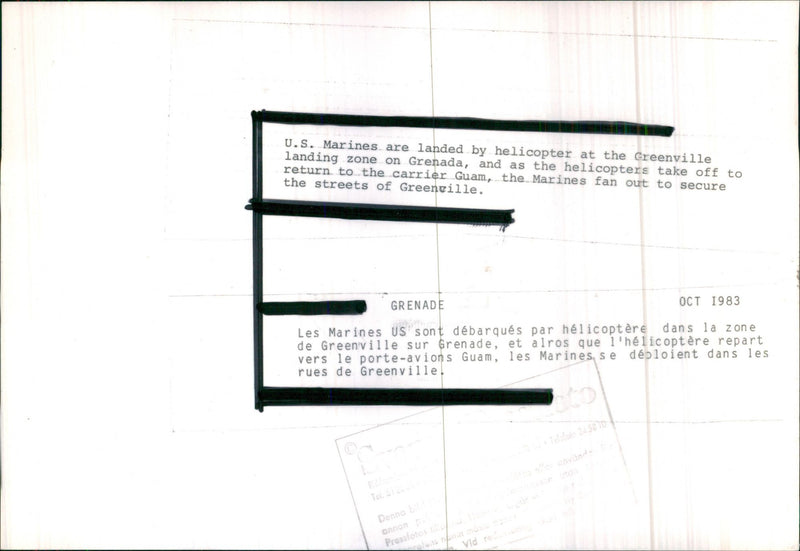 Amerikanska soldater säkrar staden Greenville - Vintage Photograph