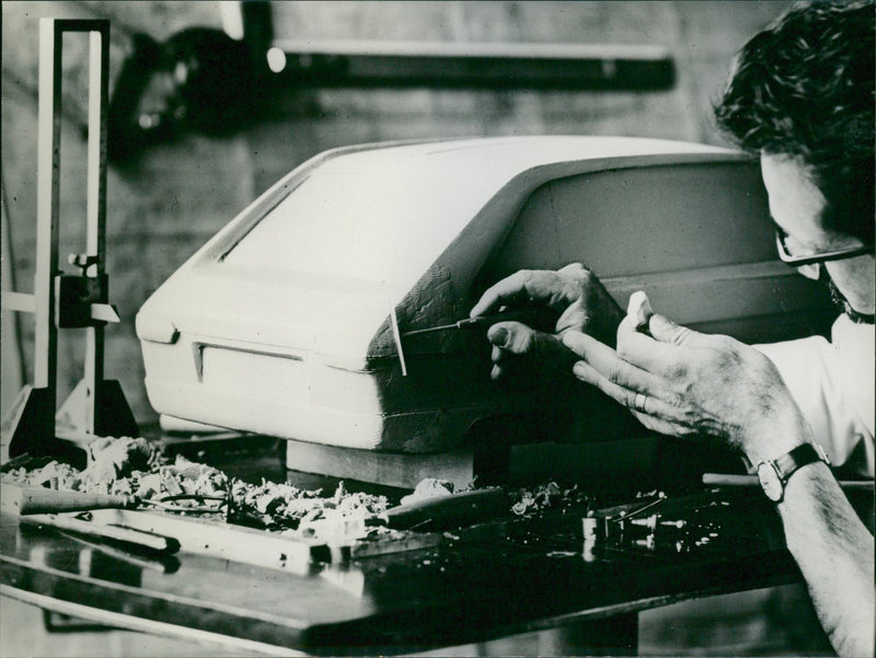 Renault Replica making - Vintage Photograph