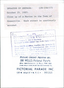 Soldat under invasionen i Grenada - Vintage Photograph