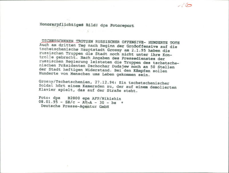 Chechen soldiers - Vintage Photograph