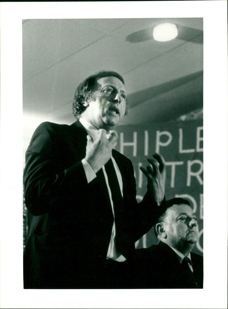 Arthur Scargill Leader of the British Miners' Union - Vintage Photograph