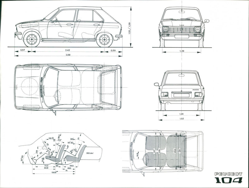 Peugeot 104 - Vintage Photograph