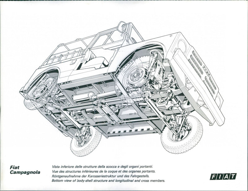 Fiat Campagnola - Vintage Photograph