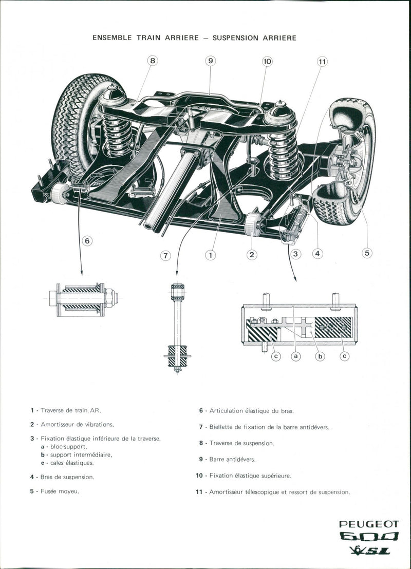 Peugeot 600 V6 SL - Vintage Photograph