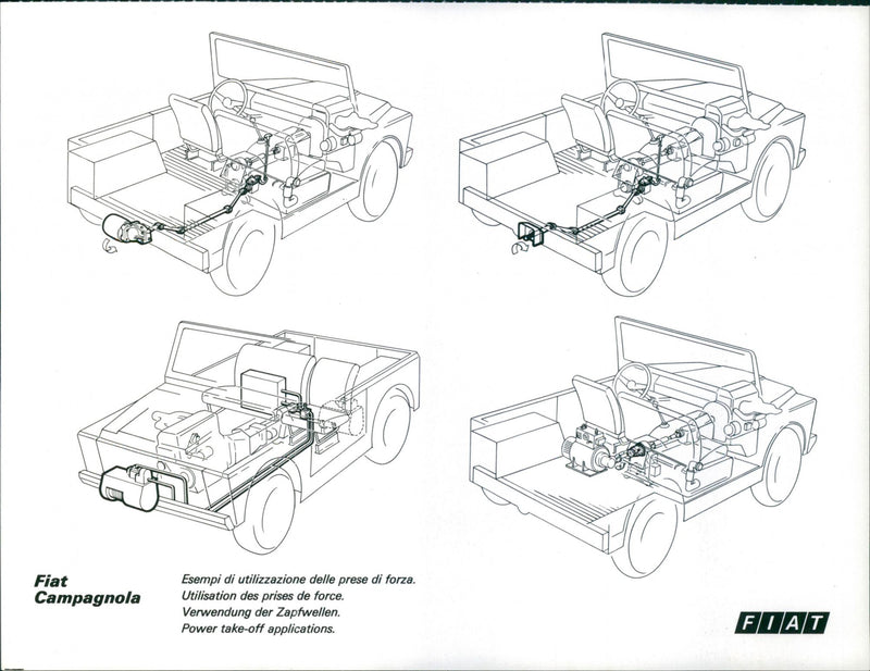 Fiat Campagnola - Vintage Photograph