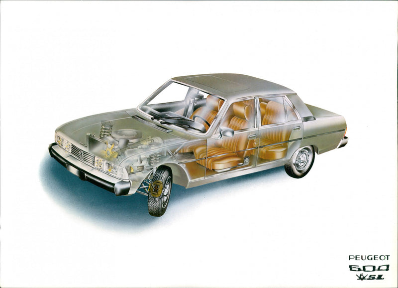 Peugeot 600 V6 SL - Vintage Photograph