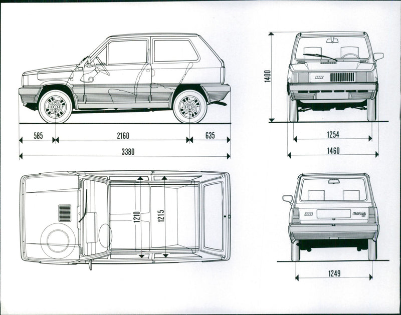 Fiat Panda - Vintage Photograph