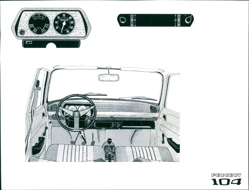 Peugeot 104 - Vintage Photograph