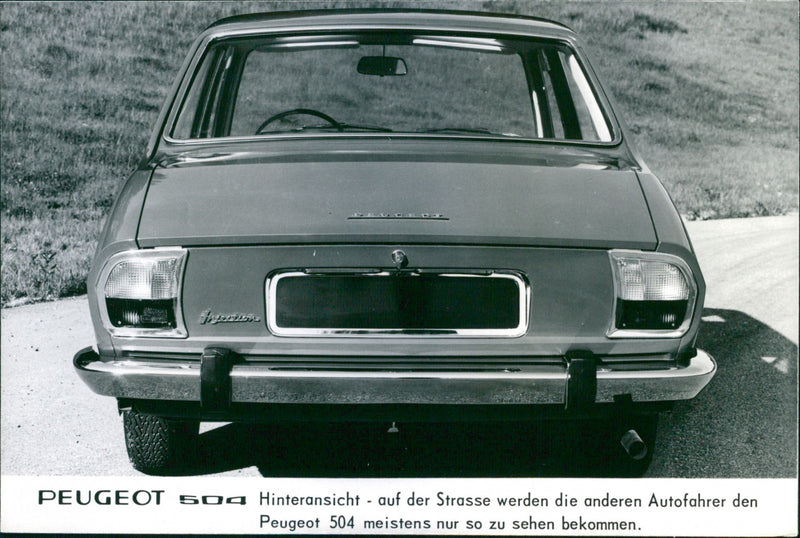 Peugeot 504 - Vintage Photograph