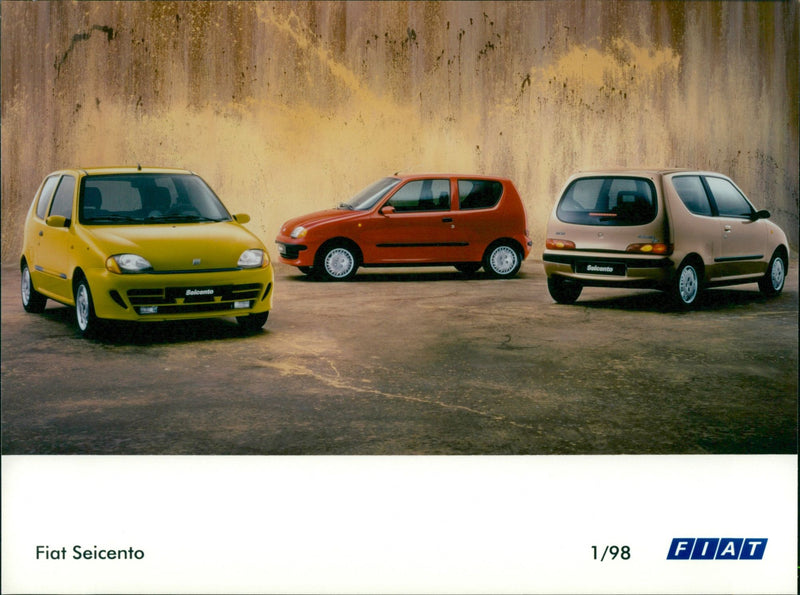 Fiat Seicento - Vintage Photograph