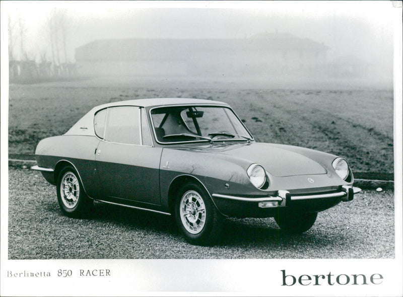 Fiat 850 Racer Berlinetta Bertone (1969) - Vintage Photograph