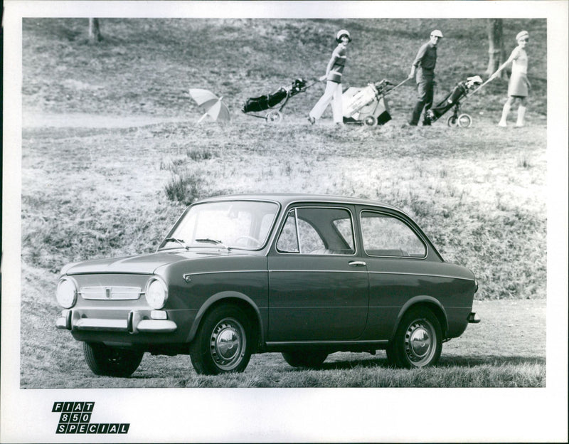 1968 Fiat 850 Special - Vintage Photograph