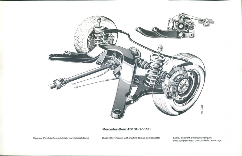 Mercedes Benz 450 SE/450 SEL - Vintage Photograph