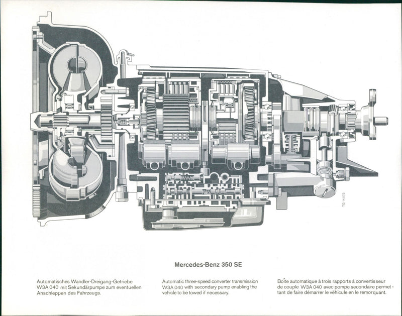 Mercedes Benz 350 SE - Vintage Photograph