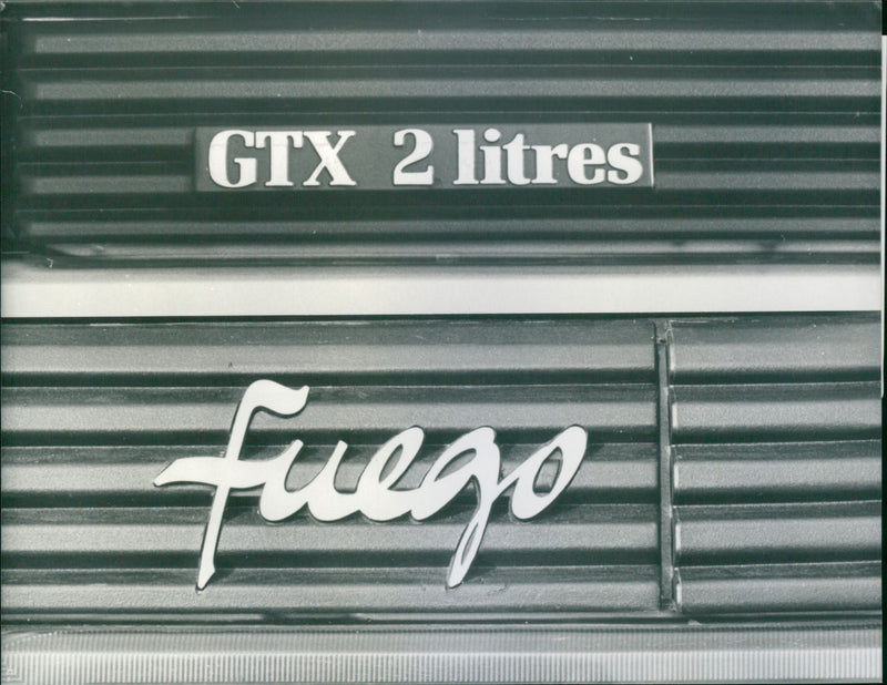 Renault Fuego GTX 2 Litres - Vintage Photograph