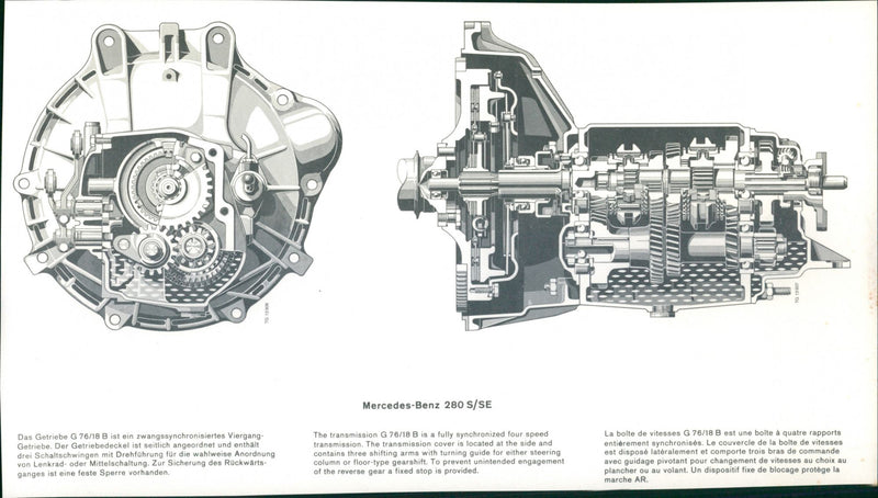 Mercedes Benz 280 S/SE - Vintage Photograph