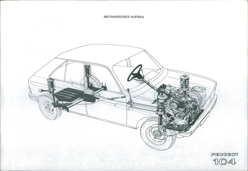 Peugeot 104 - Vintage Photograph