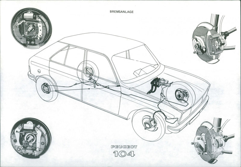 Peugeot 104 - Vintage Photograph