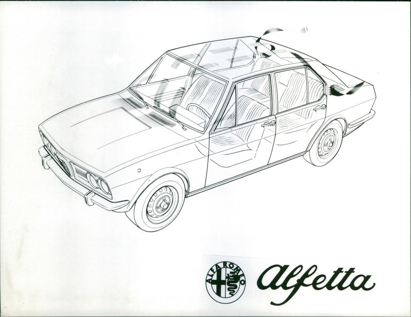 Alfa Romeo Alfetta - Vintage Photograph