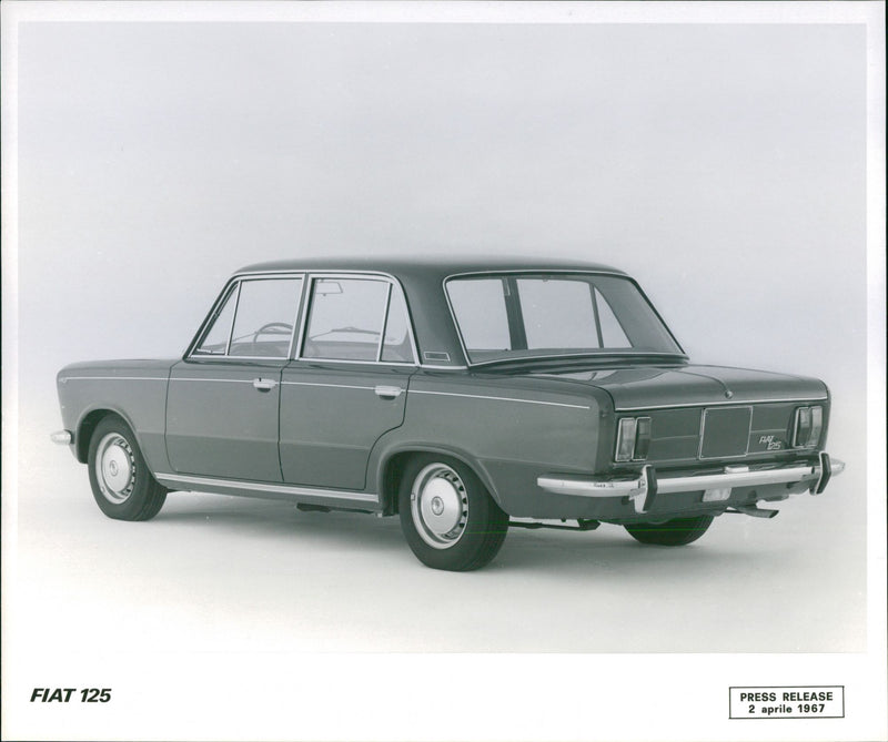 1967 Fiat 125 - Vintage Photograph