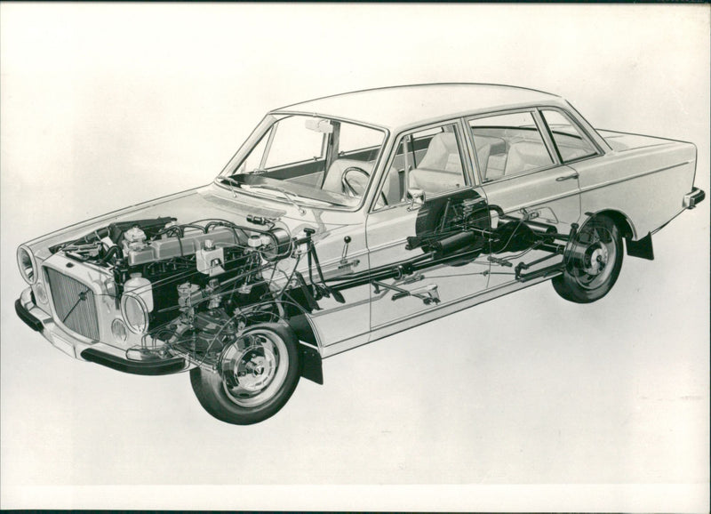 1968 Volvo 164 - Vintage Photograph