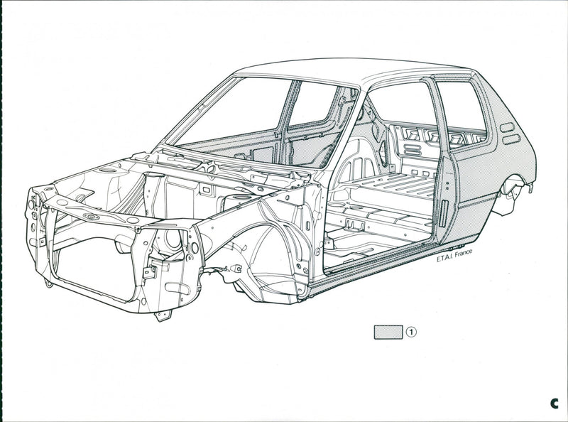 1984 Peugeot 205 GTI - Vintage Photograph