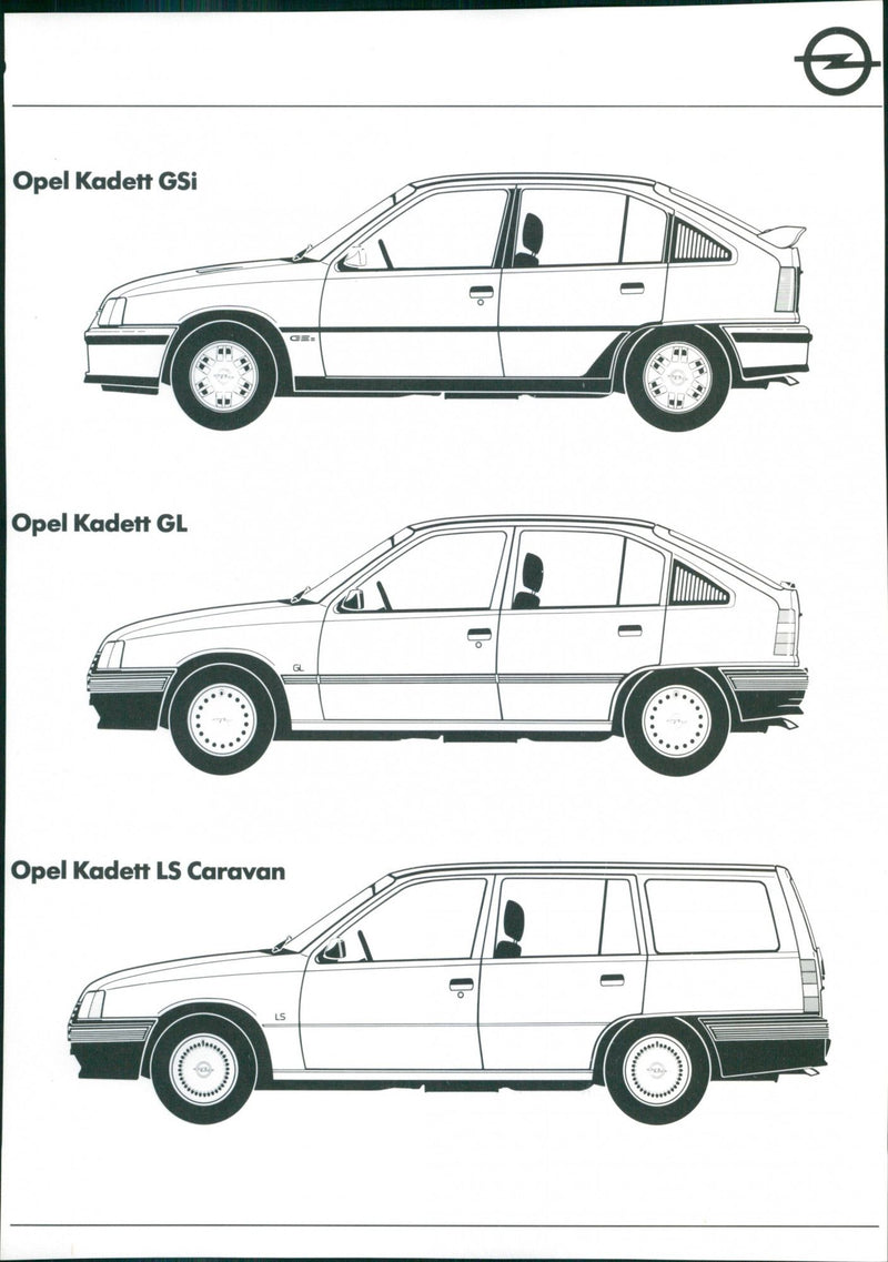 1984 Opel Kadett - Vintage Photograph