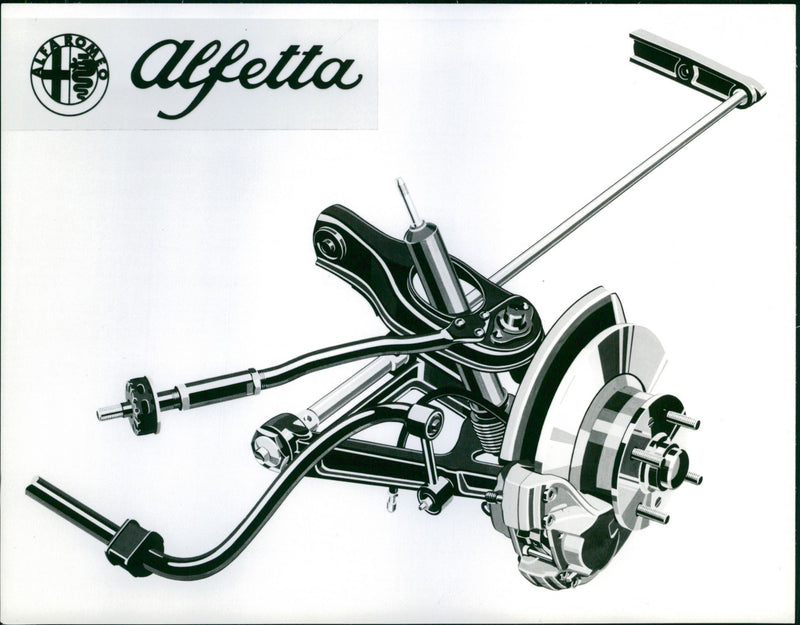 Alfa Romeo Alfetta - Vintage Photograph