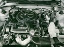 1981 Datsun Stanza Engine - Vintage Photograph