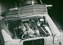 1973 Mercedes-Benz 240 D Engine - Vintage Photograph