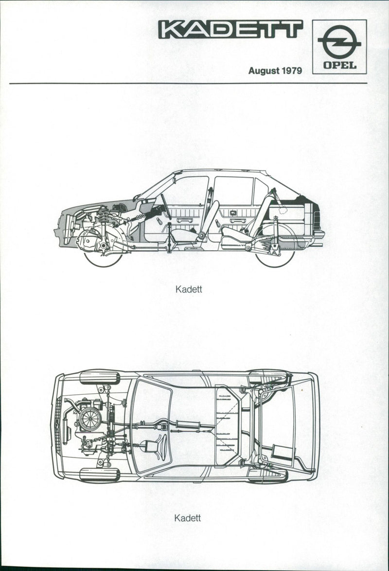 Opel Kadett 1980 - Vintage Photograph