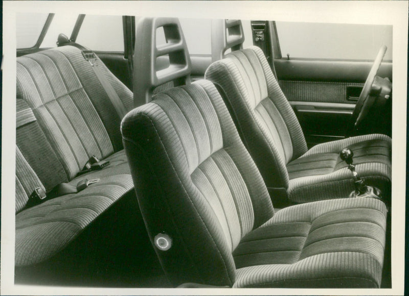 Volvo 1979 Seats - Vintage Photograph