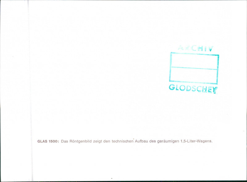 Glas 1500 - Vintage Photograph