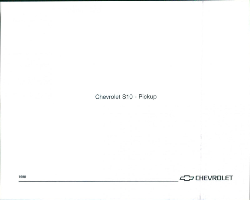 Chevrolet S10 - Pickup - Vintage Photograph