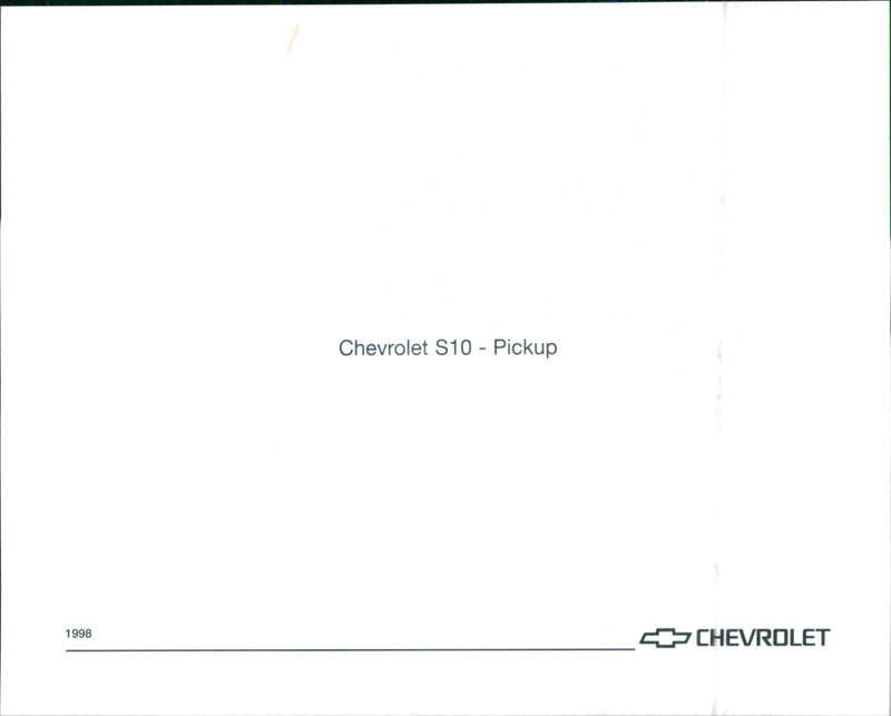 Chevrolet S10 - Pickup - Vintage Photograph